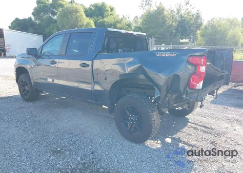 2020 Chevrolet Silverado 4Wd Short Bed Custom Trail Boss из США, поврежденный, VIN 1GCPYCEF7LZ194967